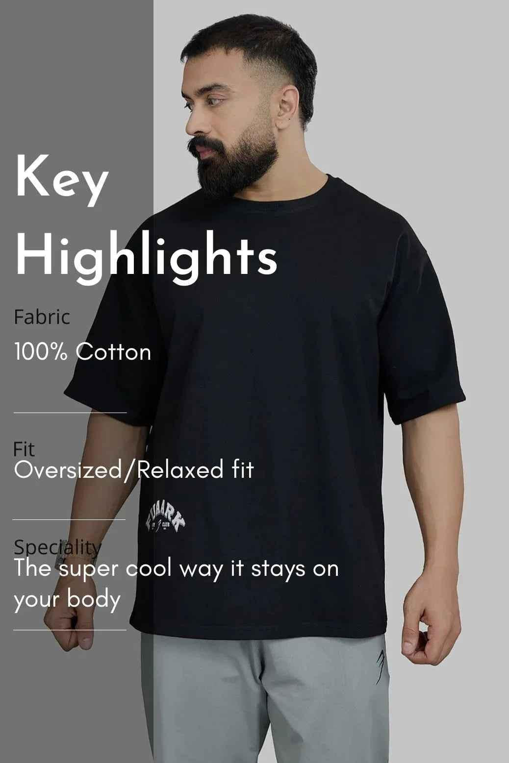 Bull Oversized T-shirt Black