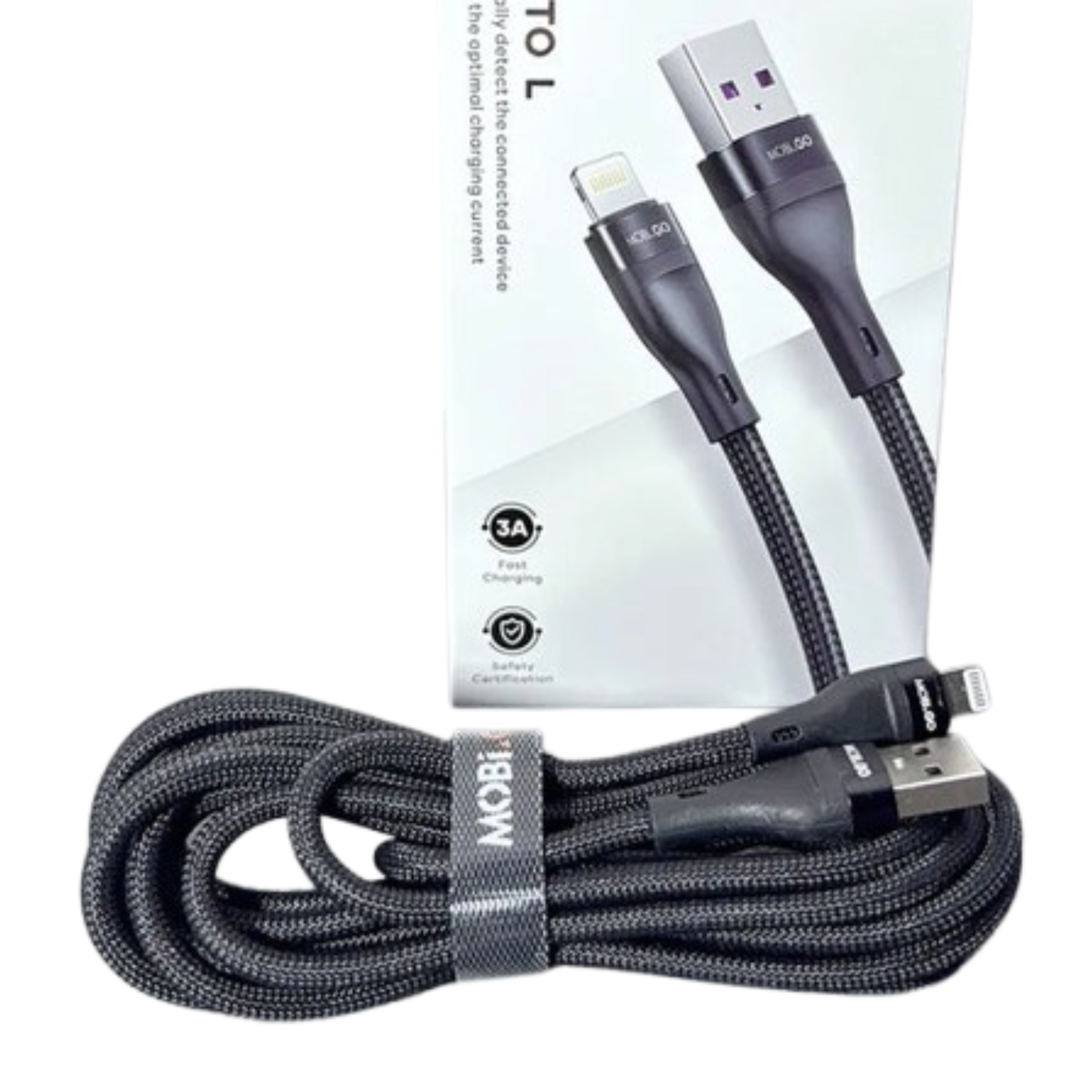Mobigo 3m USB-A to Lightning cable GO108