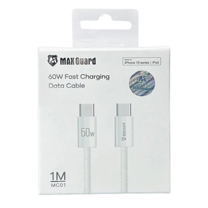 Maxguard 1m 60W Type-C to C Cable MC01
