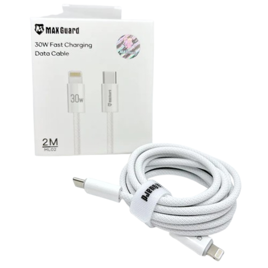 Maxguard 2m 30W Type-C to Lightning Cable ML02