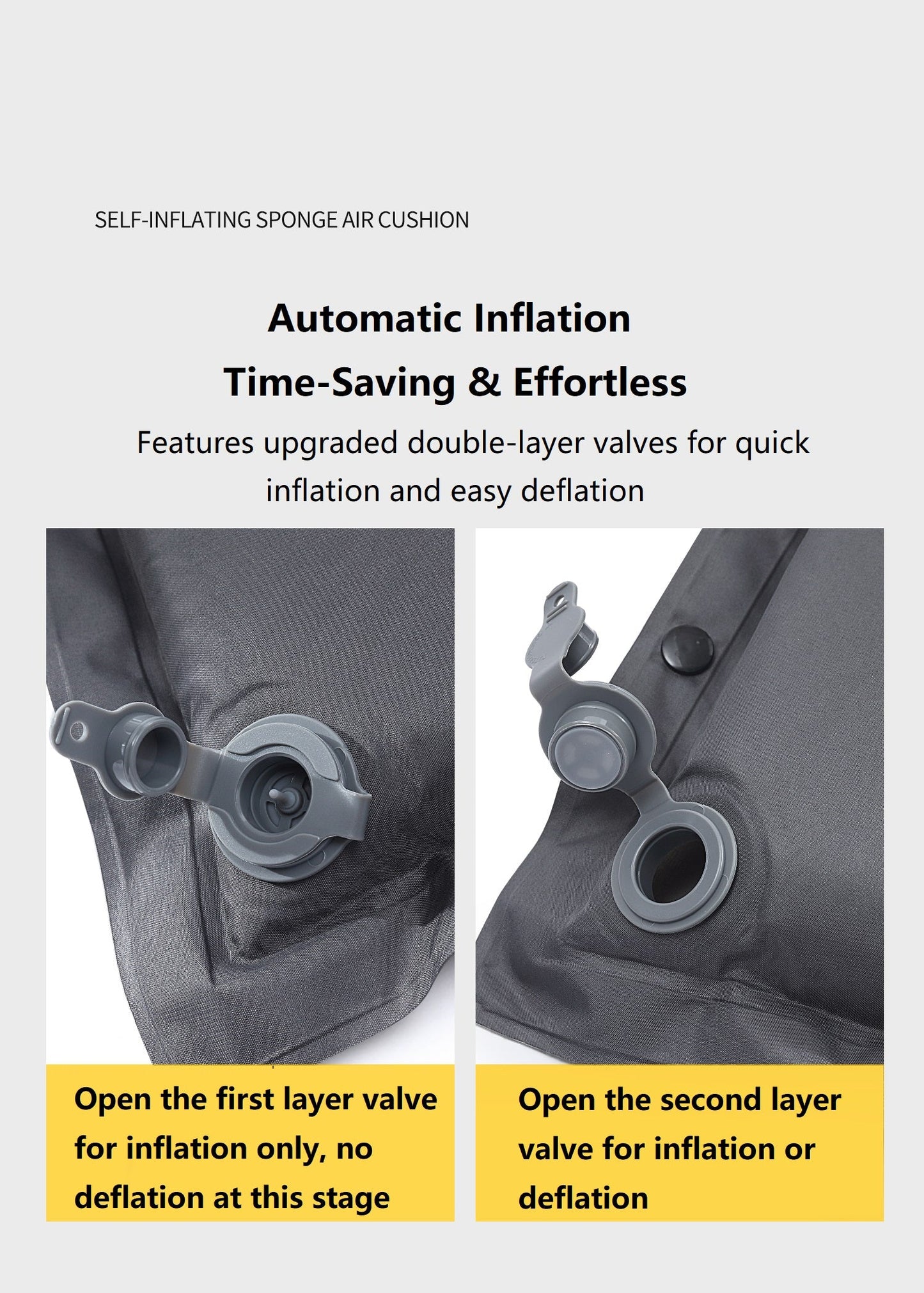 Self-Inflating Mattress – Double Size | Outdoor & Home Use ECOTREK