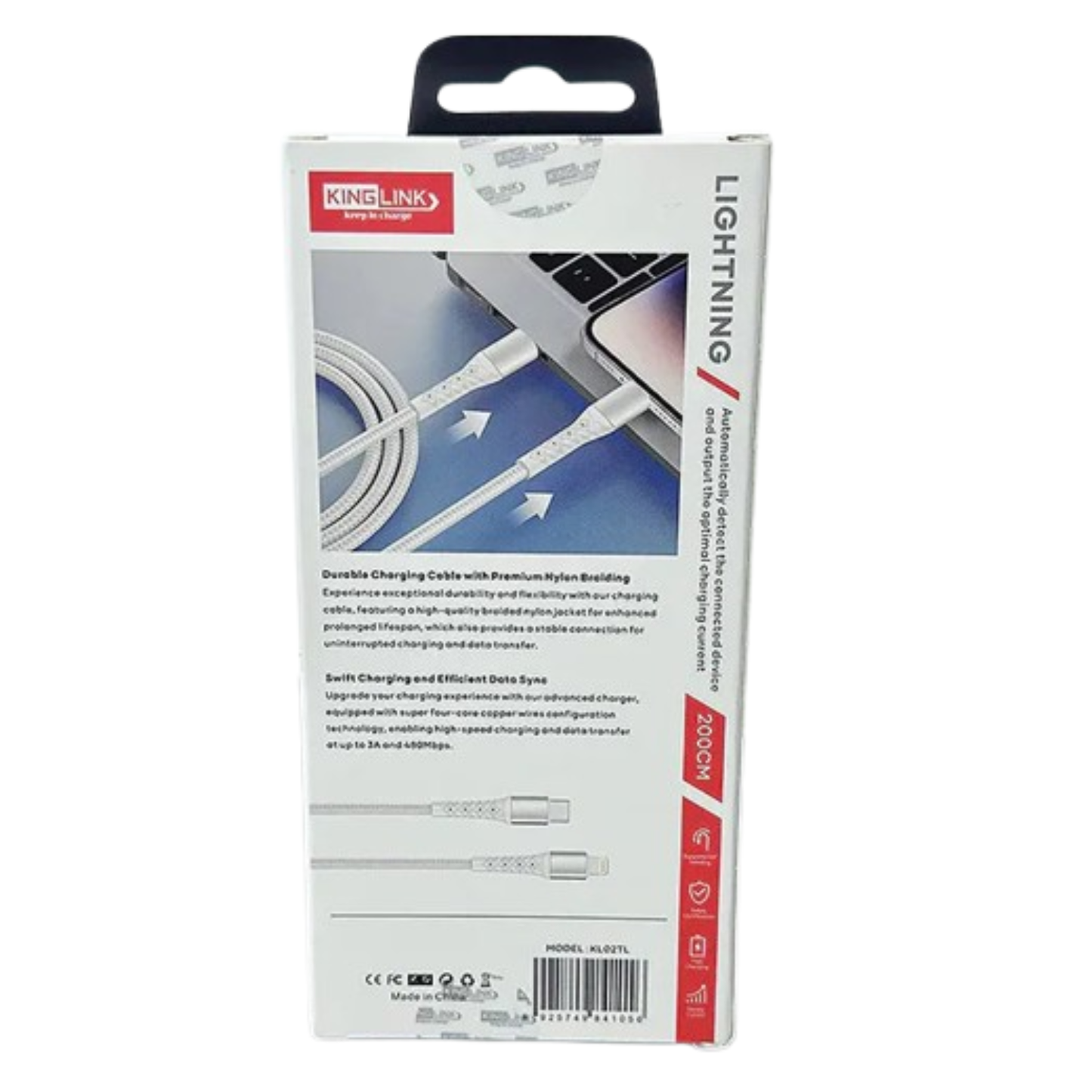 Kinglink 2m 20W Type-C to Lightning Cable KL02TL