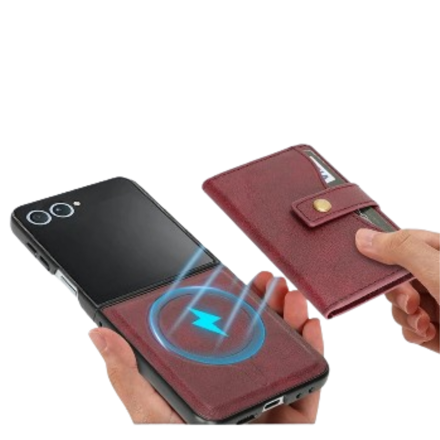 Wallet Leather Case for the Samsung Galaxy Z Flip7 (4 colours available) Habicare