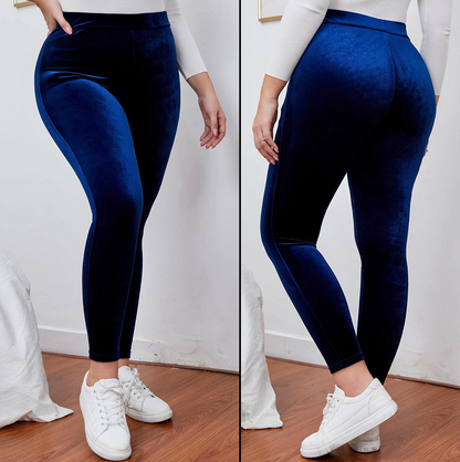 Thermal Thick Warm Fleece lined Legging NAVY dealonline.co.nz