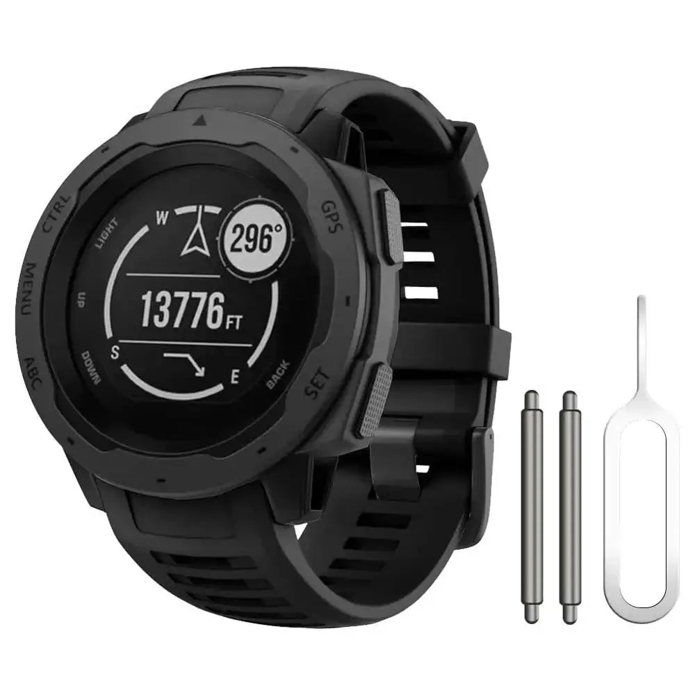 Soft Silicone Strap for the Garmin Instinct 1/2/Solar/Tactical Series (available in 5 colours) Habicare