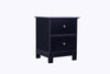 Pamela' Bedside Table Black