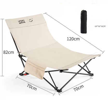 Portable Folding Beach Chair – Enhanced Size & Comfort ECOTREK