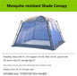 Anti-Mosquito Awning Canopy – Mesh Screen Portable Beach & Camping Tent ECOTREK