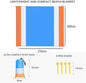 Sandproof & Waterproof Beach Mat – 210x200 cm ECOTREK