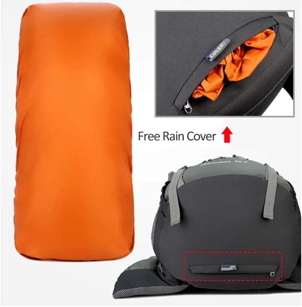 75L Camping & Hiking Backpack – Outdoor Travel Mountaineering Pack with Rain Cover ECOTREK