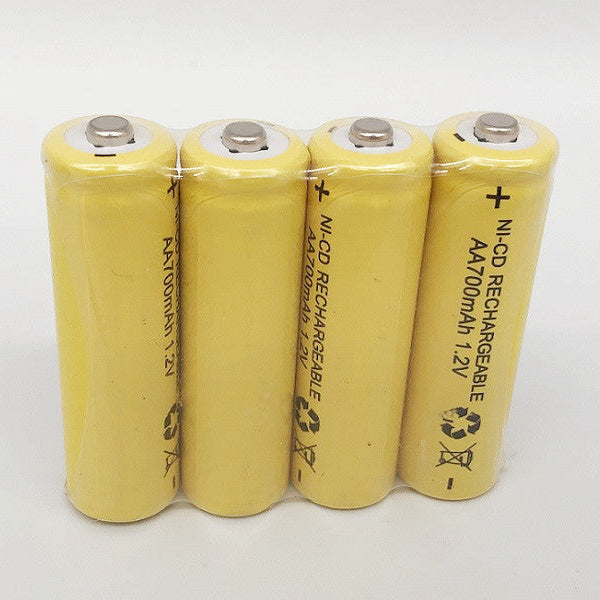 4Pcs 1.2V AA Rechargeable Battery 700mAh Rechargeable Ni-Cd Batteries dealonline.co.nz