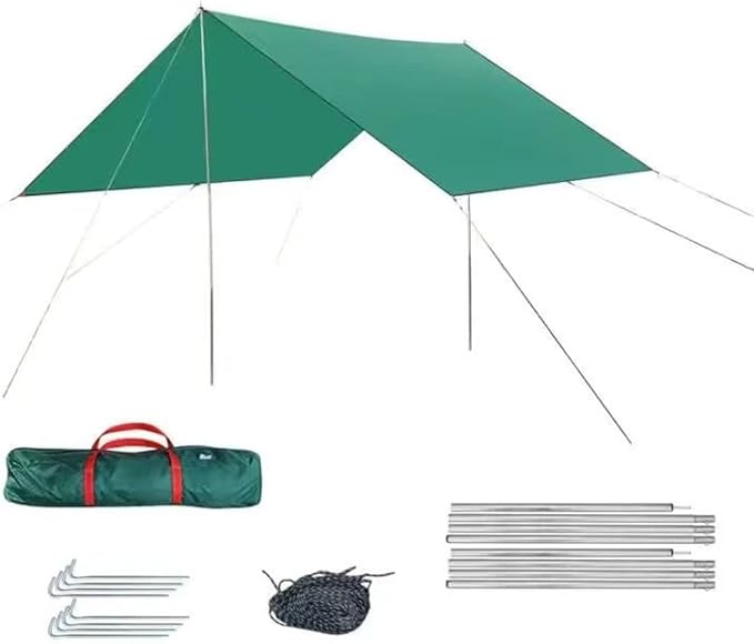 Square Sun Shade Sail – Waterproof Outdoor Canopy for Garden, Patio, and Parties ECOTREK