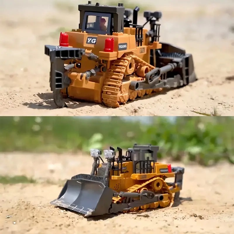 Remote Control Engineering Vehicles Series - 1:24 Bulldozer  9 Channels 2.4G dealonline.co.nz