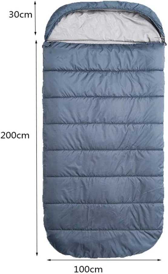 Large Rectangular Sleeping Bag – 230 x 100 cm, Ideal for Camping, Hiking, Picnic & Outdoor Use ECOTREK