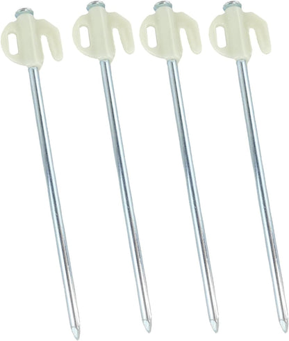 ECOTREK Glow Tent Pegs – Steel Camping Ground Stakes for Tent, Tarp & Canopy JP34715 - ShopHub