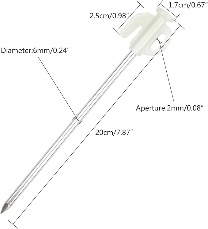 ECOTREK Glow Tent Pegs – Steel Camping Ground Stakes for Tent, Tarp & Canopy JP34715 - ShopHub