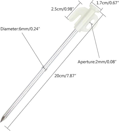 ECOTREK Glow Tent Pegs – Steel Camping Ground Stakes for Tent, Tarp & Canopy JP34715 - ShopHub