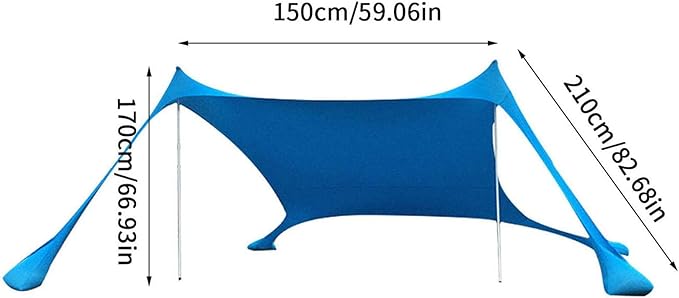 Portable Beach Canopy –Sun Shade Awning ECOTREK