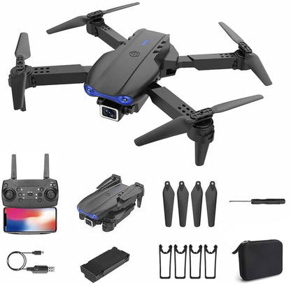 E99 Pro Drone Dual Camera WiFi FPV Foldable RC Quadcopter Altitude Hold dealonline.co.nz