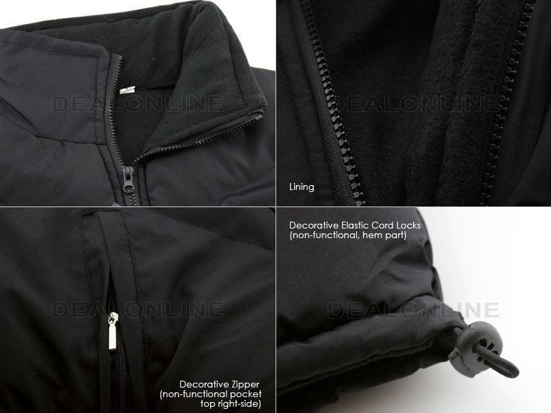 Fleece Lining Vest/Sleeveless Hooded Jacket - 4XL dealonline.co.nz