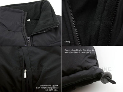 Fleece Lining Vest/Sleeveless Hooded Jacket - 4XL dealonline.co.nz