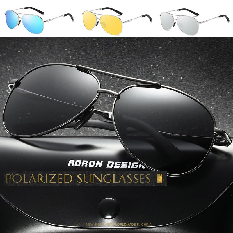 HD Polarized lens Lens Sunglasses Anti-Blue Ray Hydrophobic with Case 4 colours dealonline.co.nz