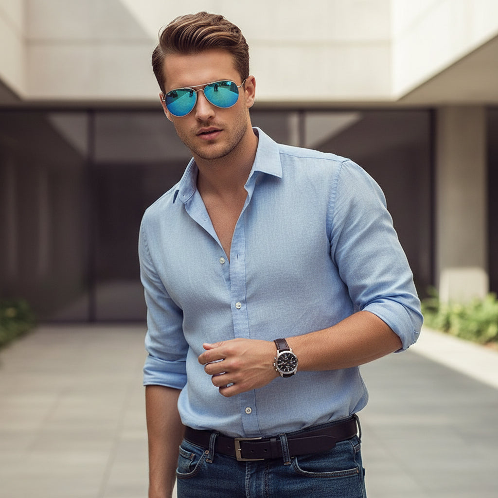 HD Polarized lens Lens Sunglasses Anti-Blue Ray Hydrophobic with Case 4 colours dealonline.co.nz