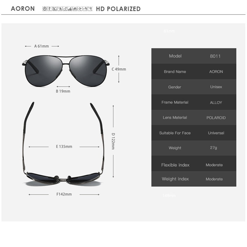 HD Polarized lens Lens Sunglasses Anti-Blue Ray Hydrophobic with Case 4 colours dealonline.co.nz