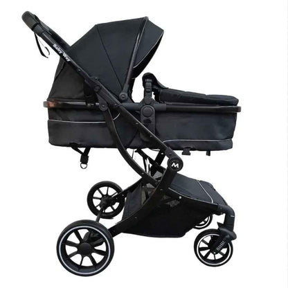 Baby 2 in 1 Multifunctional Two-Way Bassinet Stroller BLACK