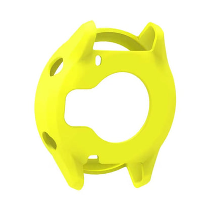 Yellow protective watch case for Garmin Forerunner 970, durable and snug fit, designed by That Watch Shop for added device protection.