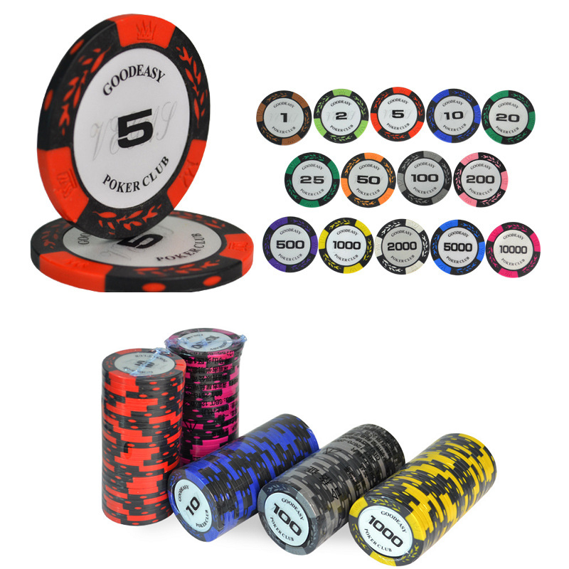 14g 25pcs Poker Chips Tokens Poker Chips Jeton Casino dealonline.co.nz
