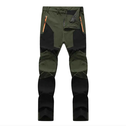 Stretch Windproof Waterproof Hiking Pants - Wear-Resistant Outdoor Trousers