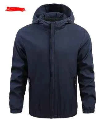 Men's Outdoor Waterproof Jacket - Windproof Hiking Rain Jacket | All-Weather Protection
