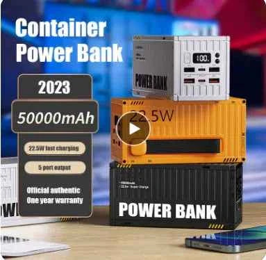 50000mAh Power Bank - 22.5W Fast Charging Portable Charger | Outdoor & Travel