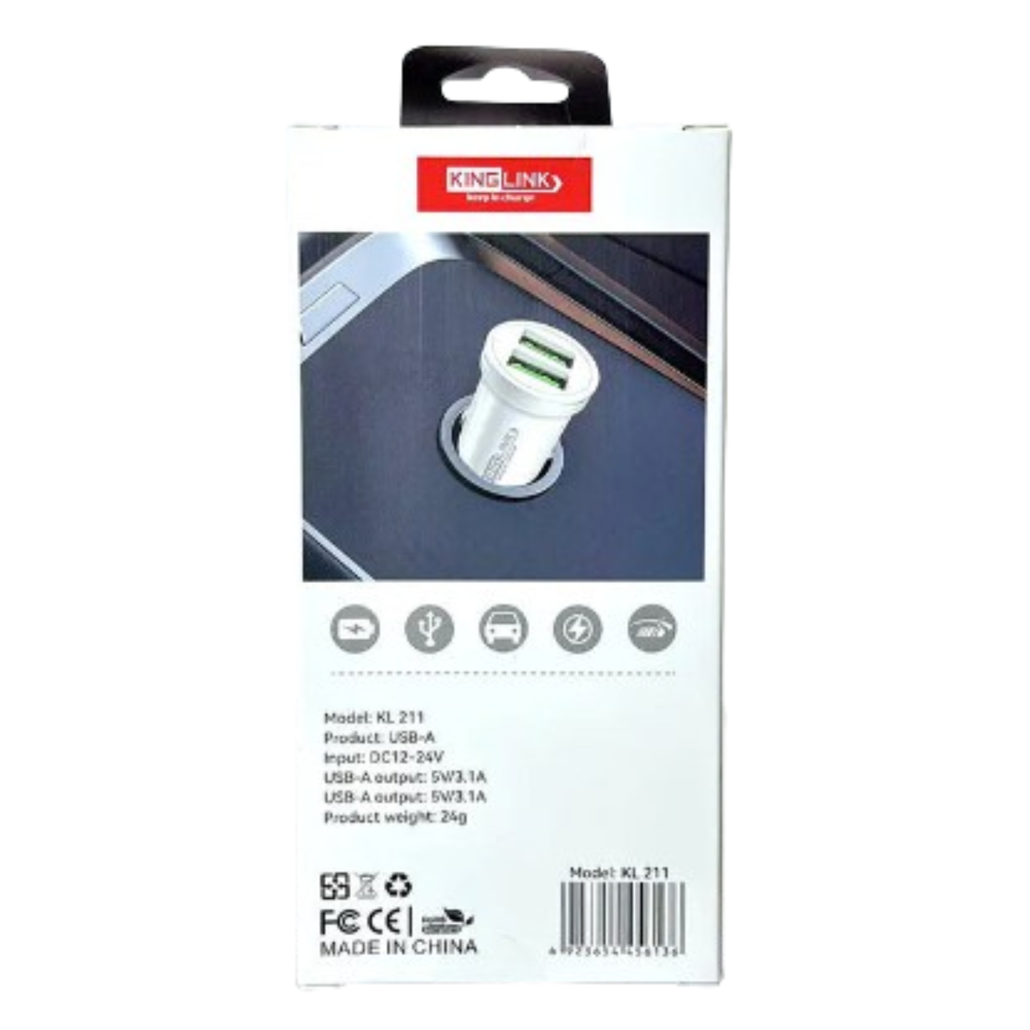 Kinglink QC 3.1 Car Charger KL211 9eight5