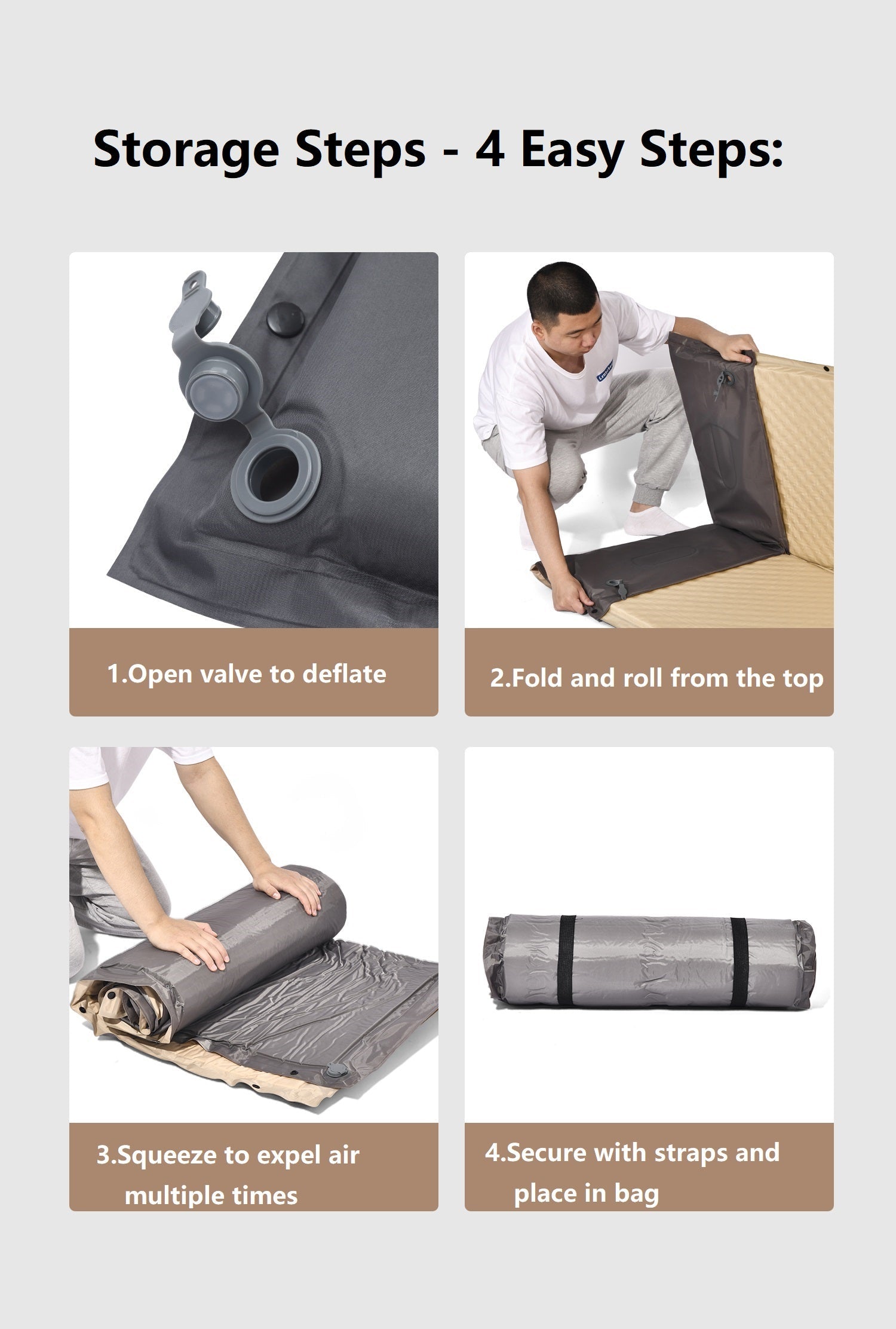 Self-Inflating Mattress – Double Size | Outdoor & Home Use ECOTREK