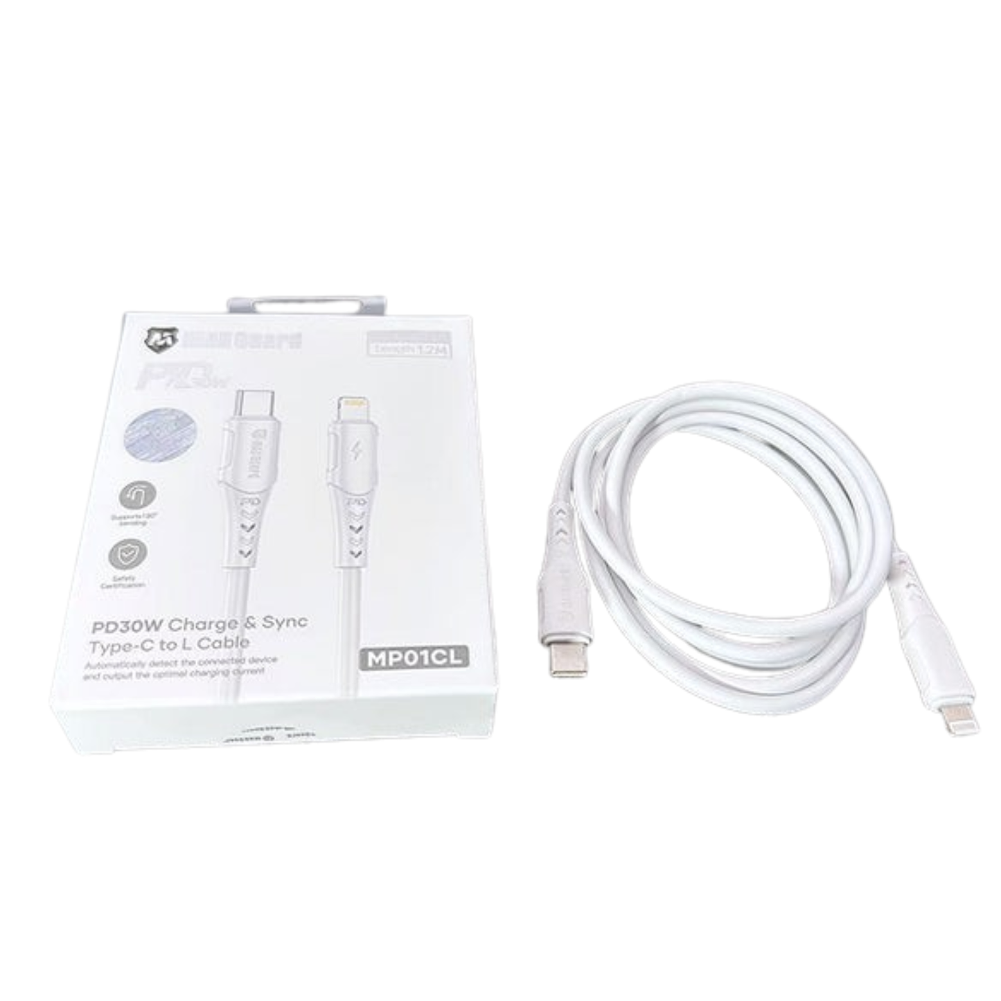 Maxguard 1.2m 30W Type-C to Lightning Cable MP01CL