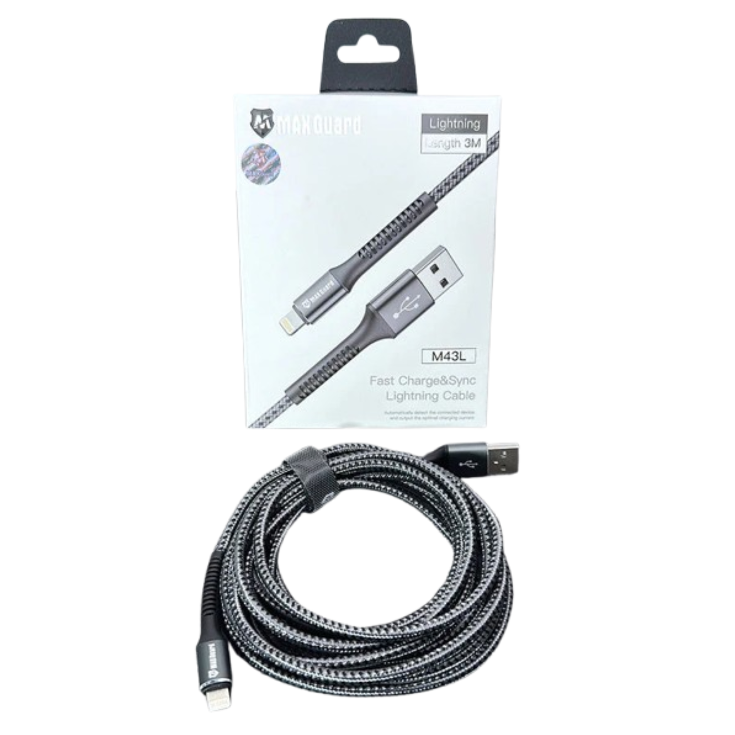 Maxguard 3m USB-A to Lightning cable M43L