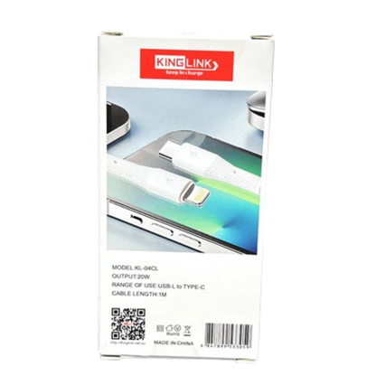 Kinglink 1m 20W Type-C to Lightning Cable KL04CL