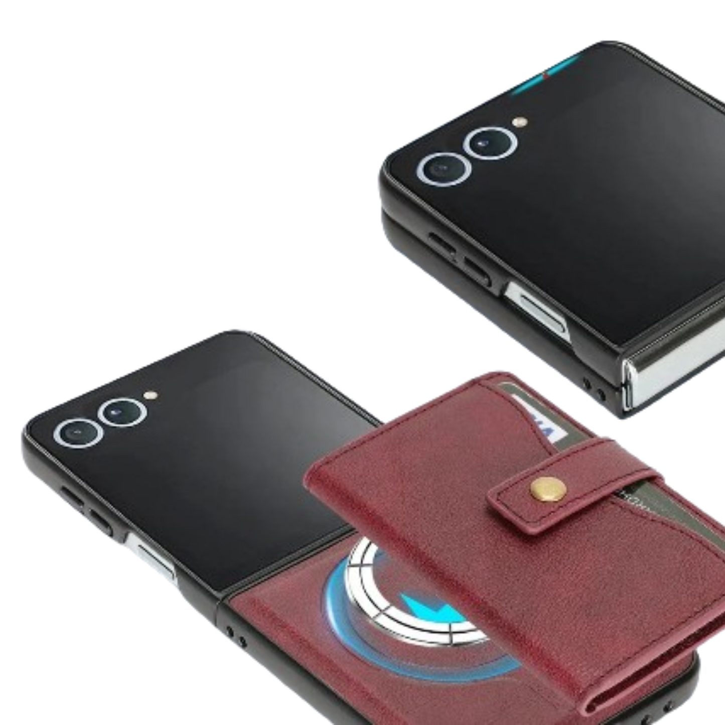 Wallet Leather Case for the Samsung Galaxy Z Flip7 (4 colours available) Habicare