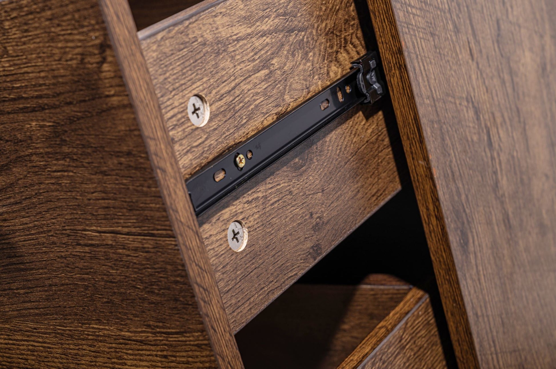 'Althea' Walnut Color Low Boy sue-e furniture