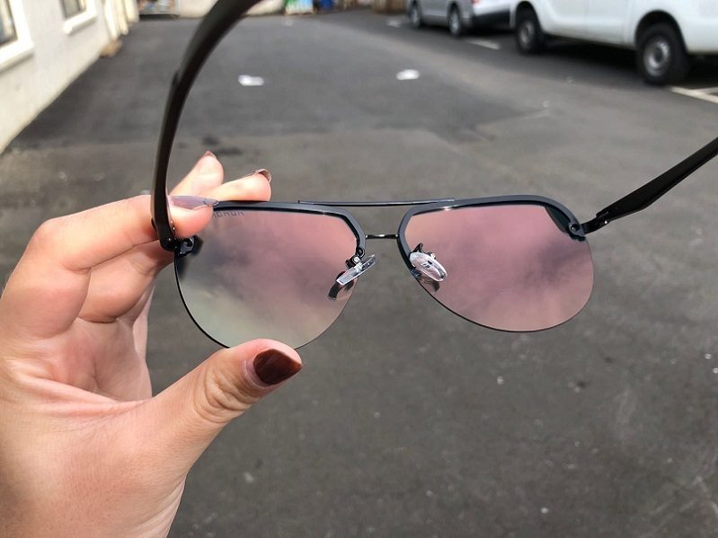 Orange -  Mirror Lens HD Polarized Lens Sunglasses Anti-Blue Ray Hydrophobic dealonline.co.nz