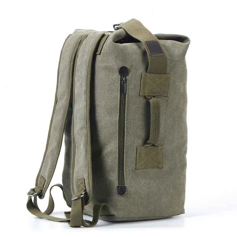 Waterproof Canvas Hiking Backpack - High Capacity Travel Pack in 2 Sizes | Outdoor Adventure Rucksack