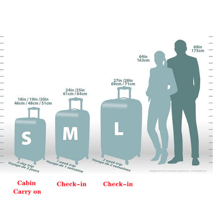 24" Suitcase Cabin Carry on Check in Travel Light Weight Luggage - Gold dealonline.co.nz