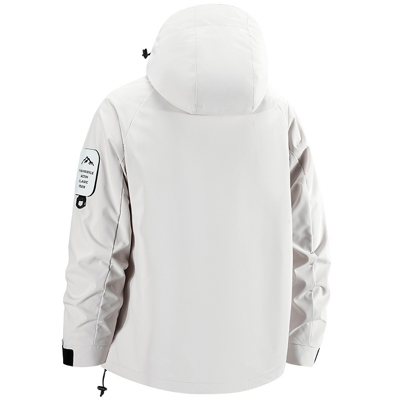 Unisex 3-in-1 Detachable Outdoor Jacket Waterproof Windproof Mountain Coat