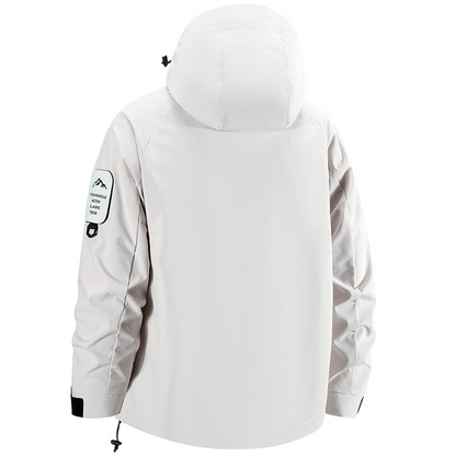 Unisex 3-in-1 Detachable Outdoor Jacket Waterproof Windproof Mountain Coat