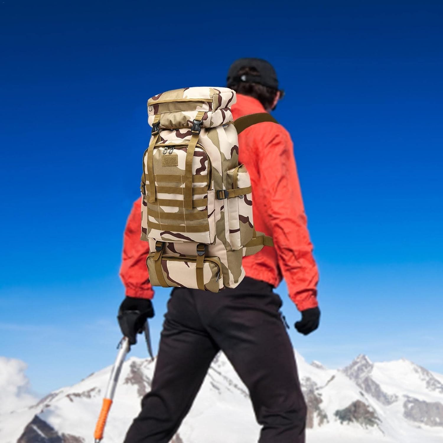 ECOTREK-80L Hiking & Camping Backpack – Waterproof & Durable ECOTREK