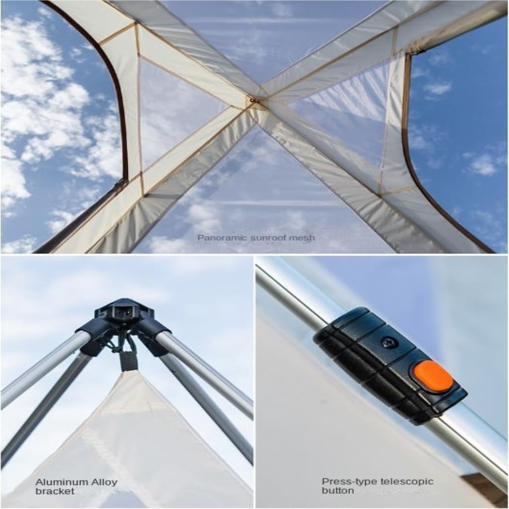 Automatic Pyramid Double-Layer Outdoor Camping Tent ECOTREK