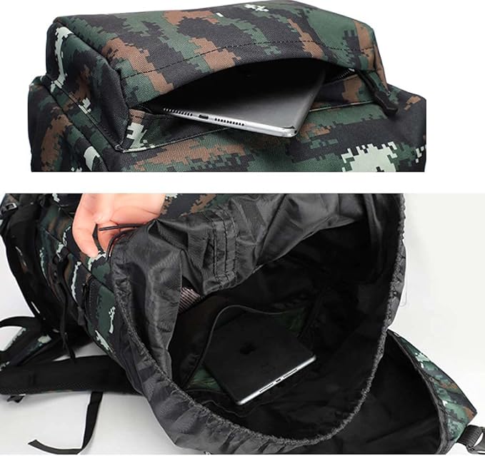 ECOTREK 70L Military Backpack – Tactical Camping, Hiking & Travel Rucksack BDHS5176 - ShopHub