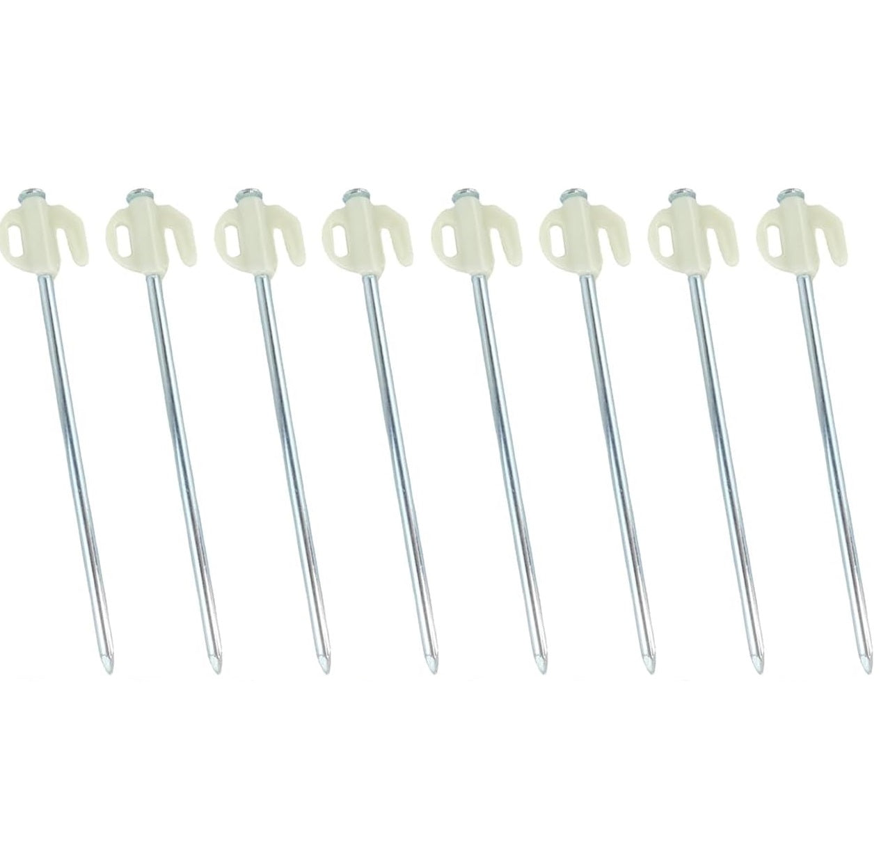 ECOTREK Glow Tent Pegs – Steel Camping Ground Stakes for Tent, Tarp & Canopy JP34715 - ShopHub